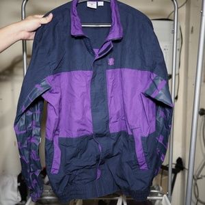 Large Black & Purple Undefeated Men  Jacket